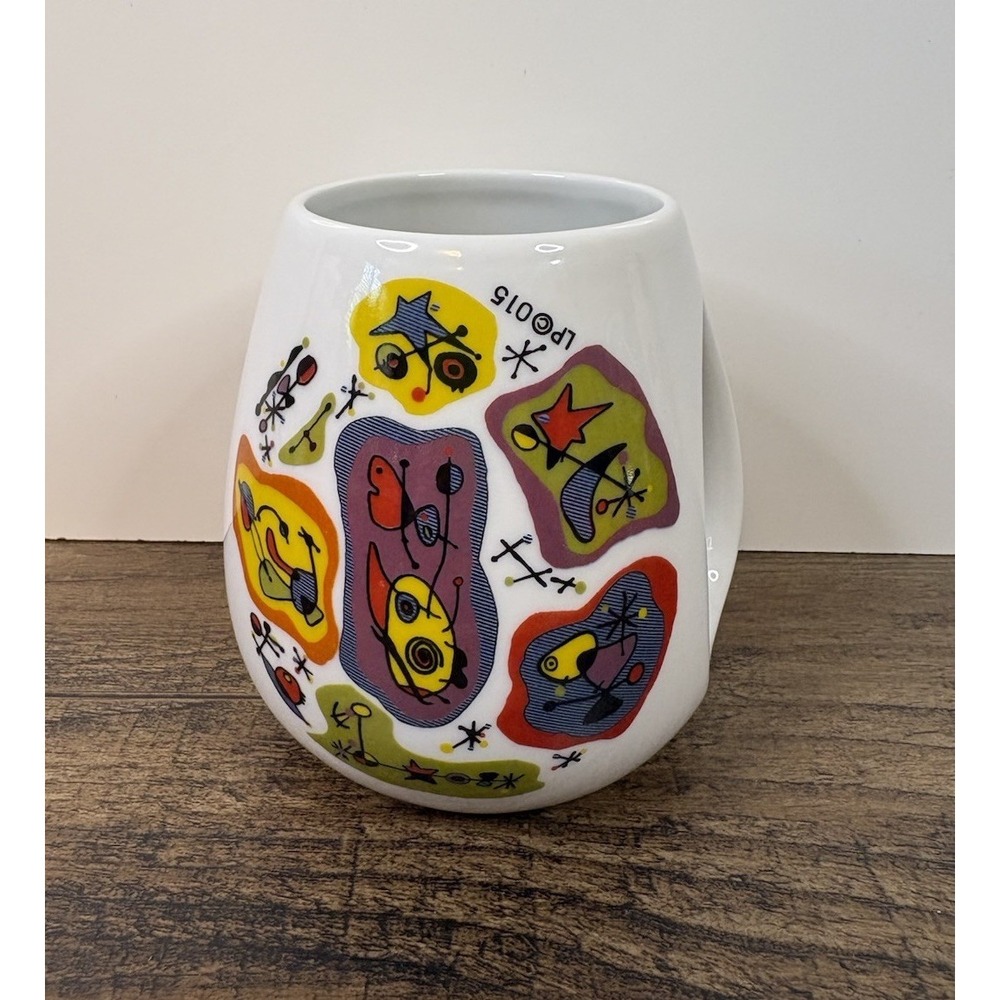 Barcelona Coffee Mug Artwork by Joan Miro Abstract Shapes Colorful Art
